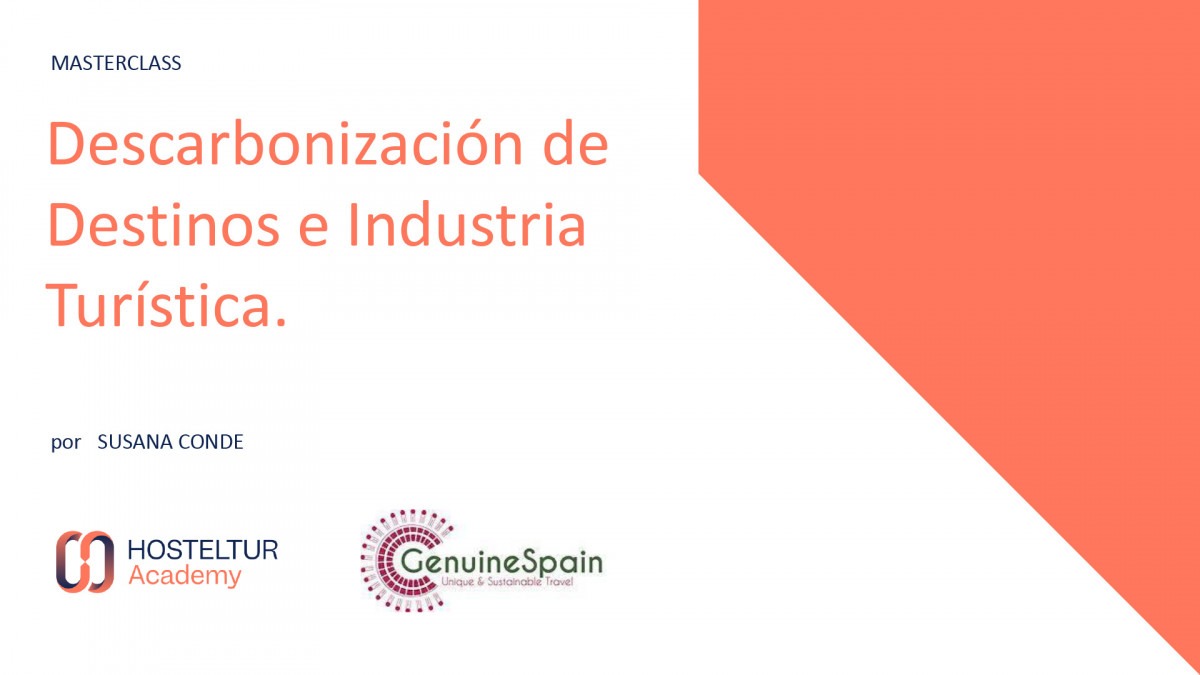 Descarbonización de los destinos e industria turística